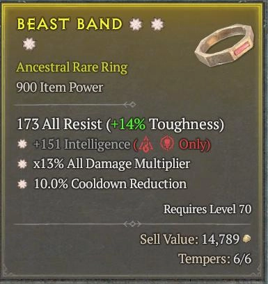 BUY BEAST BAND 4S#33948-Diablo 4 Items