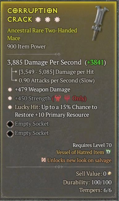 BUY CORRUPTION CRACK 5S-0#33948-Diablo 4 Items