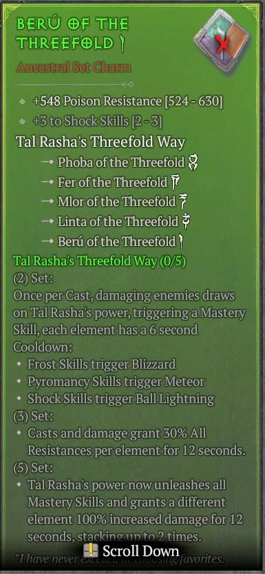 BUY BERU OF THE THREEFOLD 56-3S#3938-2-Diablo 4 Items