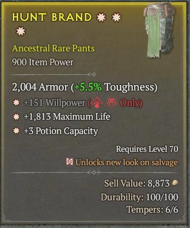 BUY HUNT BRAND 56-4S#3938-Diablo 4 Items
