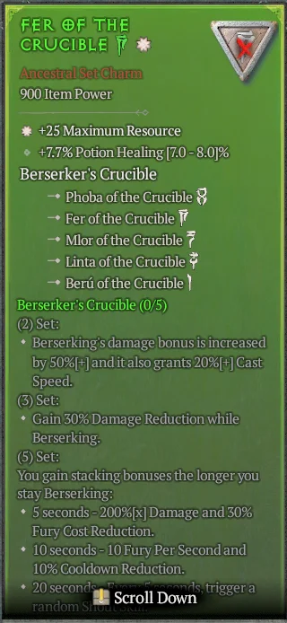 BUY FER OF THE CRUCIBLE 2S#31582-2-Diablo 4 Items