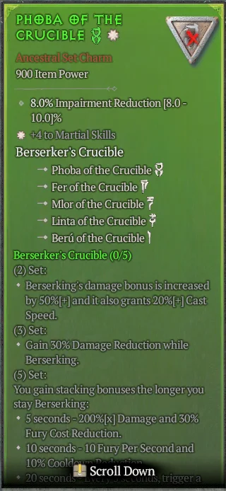BUY PHOBA OF THE CRUCIBLE 2S#31582-3-Diablo 4 Items