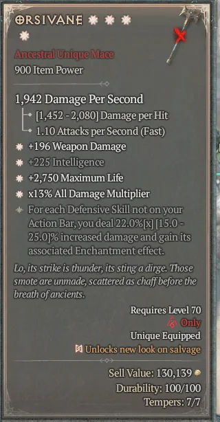BUY ORSIVANE 4S#31582-Diablo 4 Items