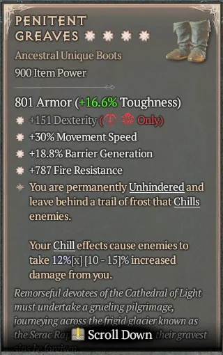 BUY PENITENT GREAVES 6S#31582-2-Diablo 4 Items