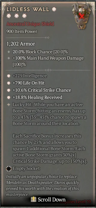 BUY LIDLESS WALL 2S#31623-6-Diablo 4 Items