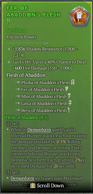 BUY FER OF ABADDON'S FLESH 3S#3938-Diablo 4 Items