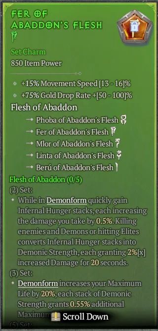 BUY FER OF ABADDON'S FLESH 3S#3938-2-Diablo 4 Items