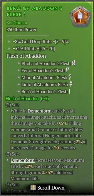 BUY BERU OF ABADDON'S FLESH 3S#3938-4-Diablo 4 Items