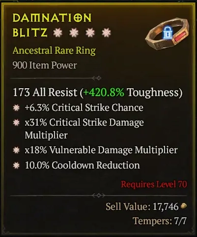 BUY DAMNATION BLITZ #0918-Diablo 4 Items
