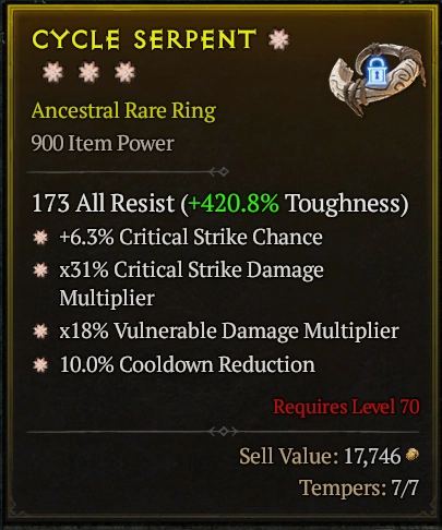 BUY CYCLE SERPENT #0918-Diablo 4 Items