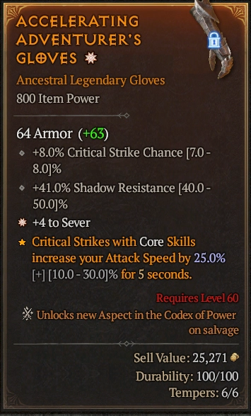 ACCELERATING ADVENTURER'S GLOVES 5S9#31345