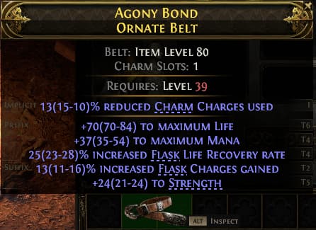 Agony Bond Ornate Belt