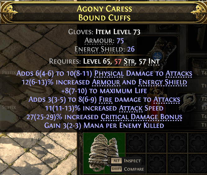 Agony Caress Bound Cuffs