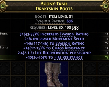 Agony Trail Drakeskin Boots#701706