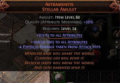Astramentis Stellar Amulet#179979