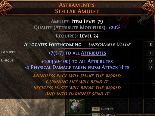 Astramentis Stellar Amulet#203110