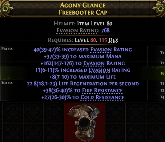Agony Glance Freebooter Cap#913047