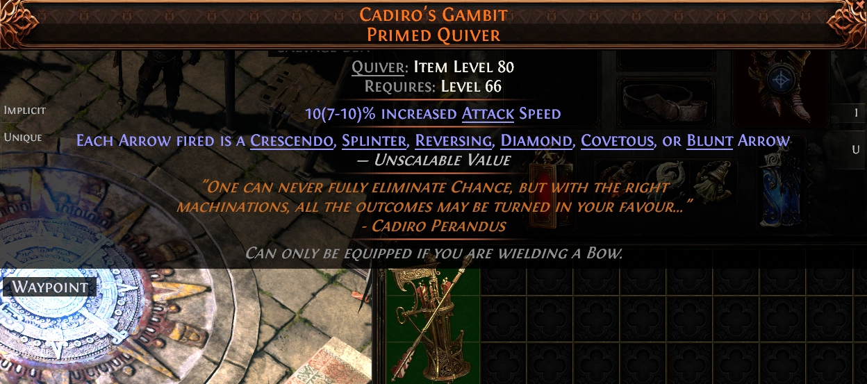 Cadiro's Gambit Primed Quiver#130191