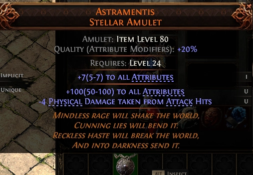 Astramentis Stellar Amulet#94405