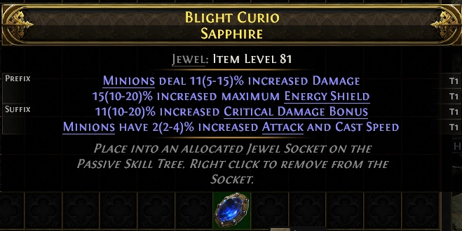 Blight Curio Sapphire#955197