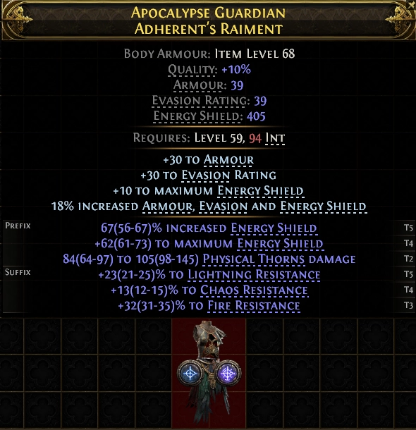Apocalypse Guardian Adherent'S Raiment#673219