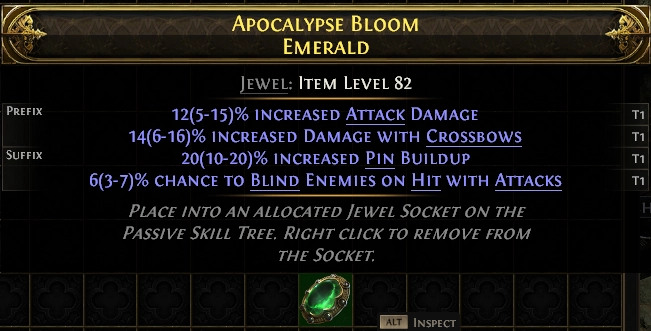 Apocalypse Bloem Emerald#650284