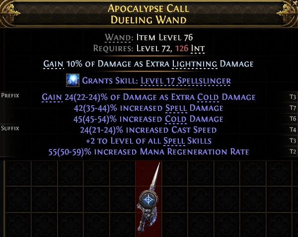 Apocalypse Call Dueling Wand#602794