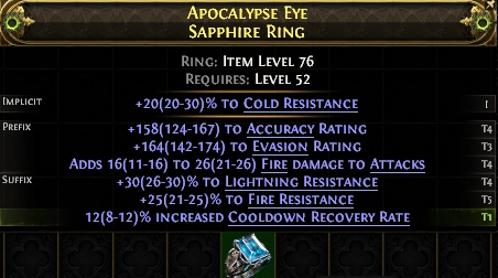 Apocalypse Eye Sapphire Ring#154845