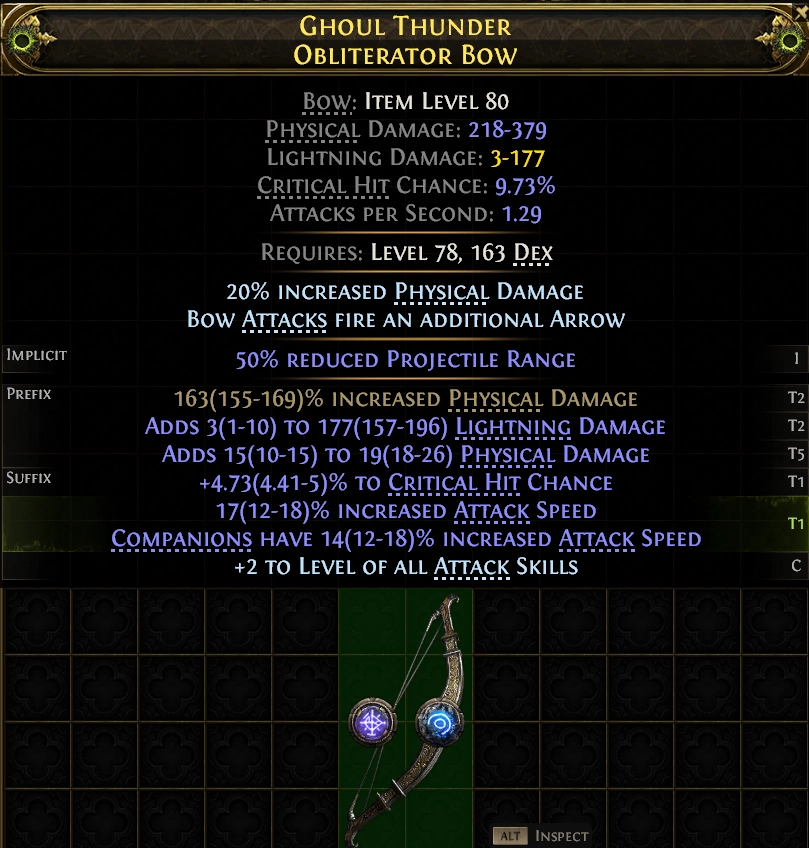 Ghoul Thunder Obliterator Bow#261073