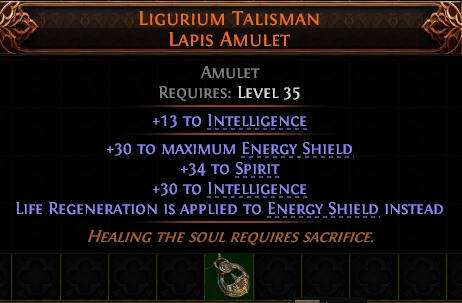 LIGURIUM TALISMAN LAPIS AMULET-11