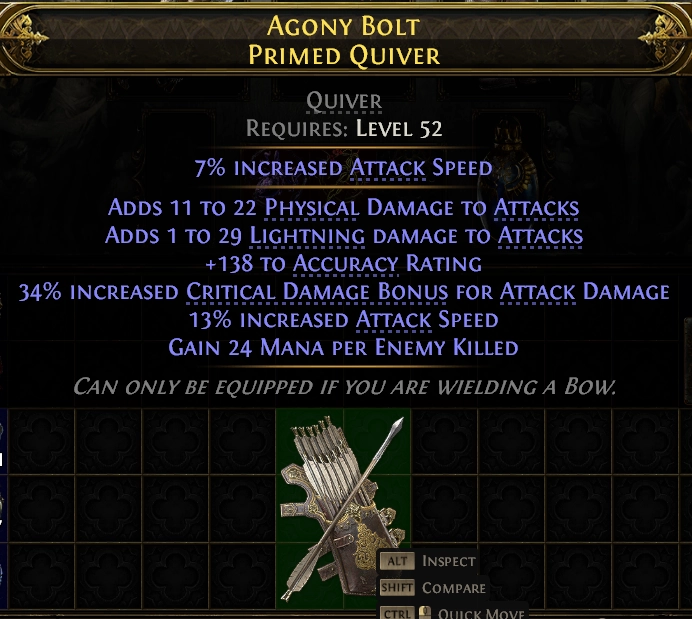 AGONY BOLT PRIMED QUIVER-1