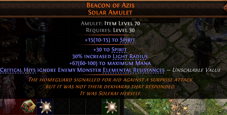 BEACON OF AZIS SOLAR AMULET-14
