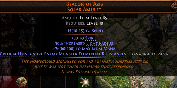 BEACON OF AZIS SOLAR AMULET-13