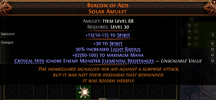 BEACON OF AZIS SOLAR AMULET-17