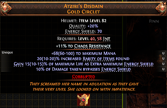 ATZIRI'S DISDAIN GOLD CIRCLET-2