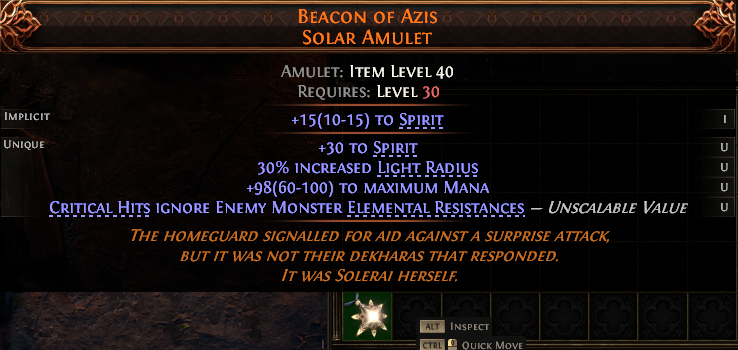 BEACON OF AZIS SOLAR AMULET-16