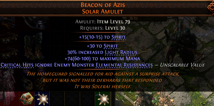 BEACON OF AZIS SOLAR AMULET-10