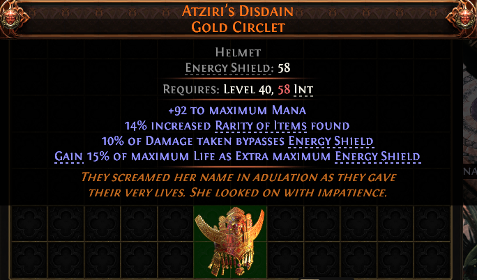 ATZIRI'S DISDAIN GOLD CIRCLET-4