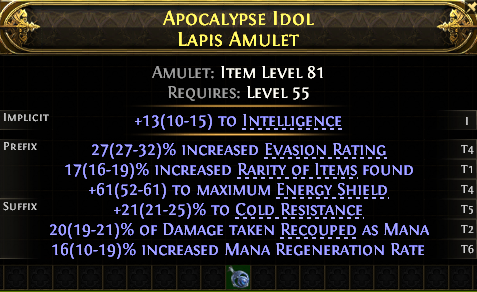 APOCALYPSE IDOL LAPIS AMULET -1