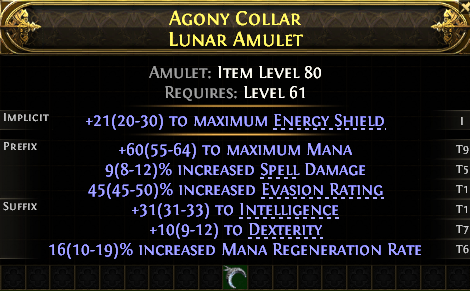 AGONY COLLAR LUNAR AMULET -1