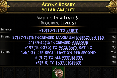 AGONY ROSARY SOLAR AMULET -1