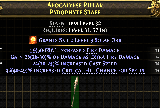 APOCALYPSE PILLAR PYROPHYTE STAFF -1