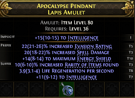APOCALYPSE PENDANT LAPIS AMULET -1