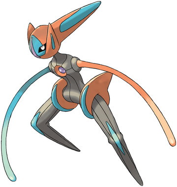 Deoxys (Speed Forme) artwork by Ken Sugimori